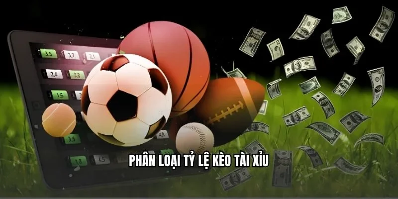 Phân loại tỷ lệ kèo tài xỉu